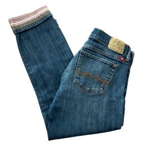 Lucky Brand sweet crop denim jeans size 25